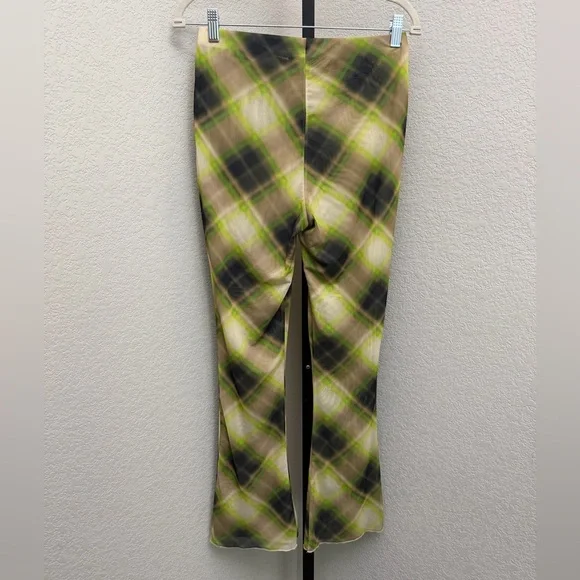 Urban Outfitters Green & Brown Plaid Boot Cut 2 piece set - Retails $99 NWT - Picture 7 of 7